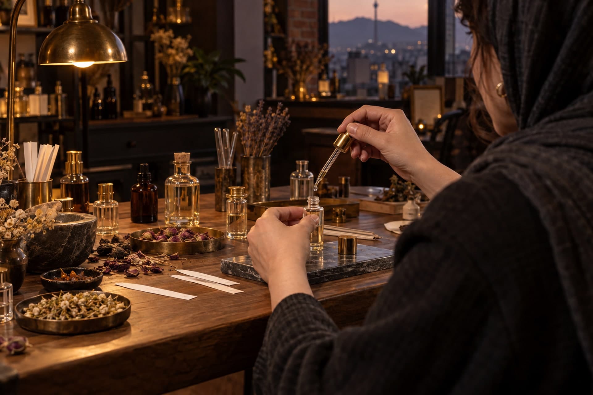 تصویرسازی اصلی برای تجربه عطرسازی